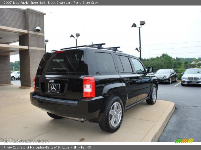 Black Clearcoat / Pastel Slate Gray 2007 Jeep Patriot Sport 4x4