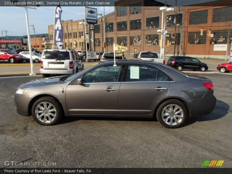 Sterling Gray Metallic / Dark Charcoal 2012 Lincoln MKZ AWD