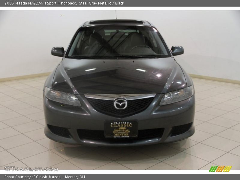 Steel Gray Metallic / Black 2005 Mazda MAZDA6 s Sport Hatchback