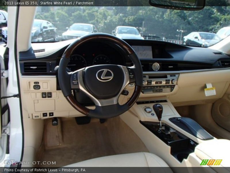 Starfire White Pearl / Parchment 2013 Lexus ES 350