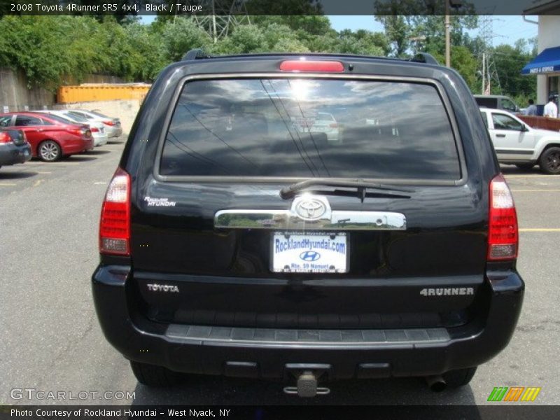 Black / Taupe 2008 Toyota 4Runner SR5 4x4