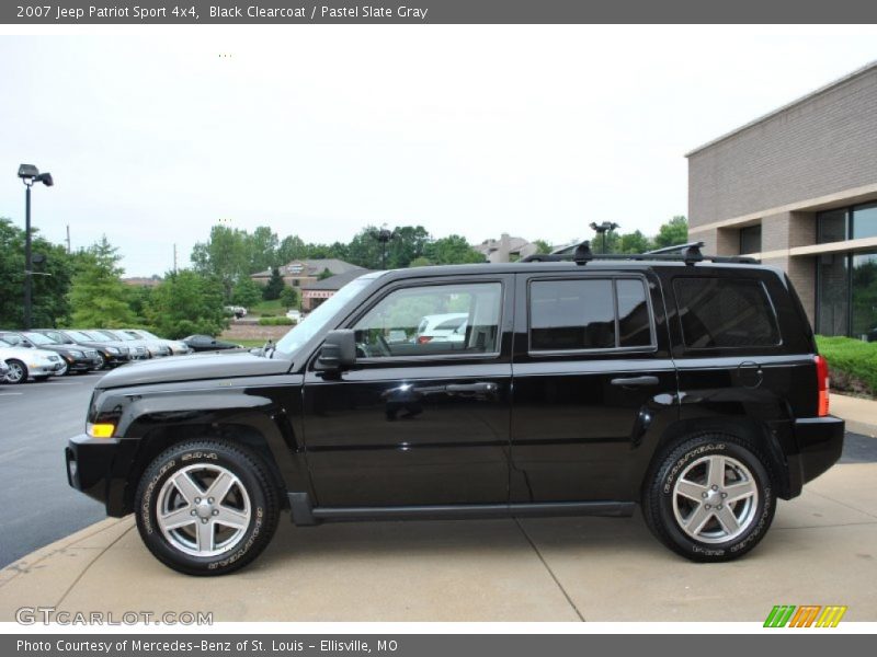 Black Clearcoat / Pastel Slate Gray 2007 Jeep Patriot Sport 4x4