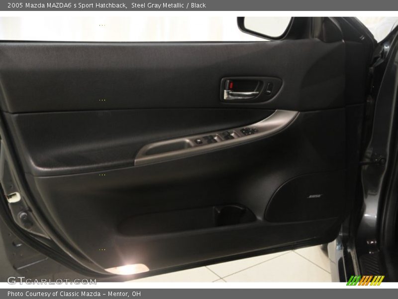 Steel Gray Metallic / Black 2005 Mazda MAZDA6 s Sport Hatchback