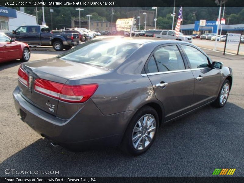 Sterling Gray Metallic / Dark Charcoal 2012 Lincoln MKZ AWD