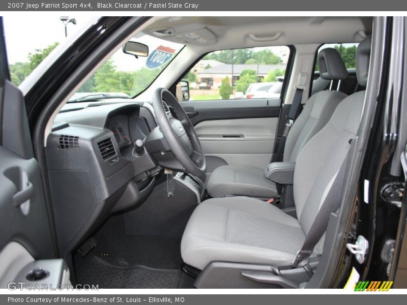 Black Clearcoat / Pastel Slate Gray 2007 Jeep Patriot Sport 4x4