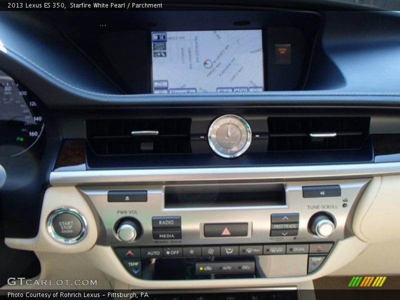 Starfire White Pearl / Parchment 2013 Lexus ES 350