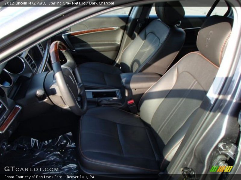 Sterling Gray Metallic / Dark Charcoal 2012 Lincoln MKZ AWD