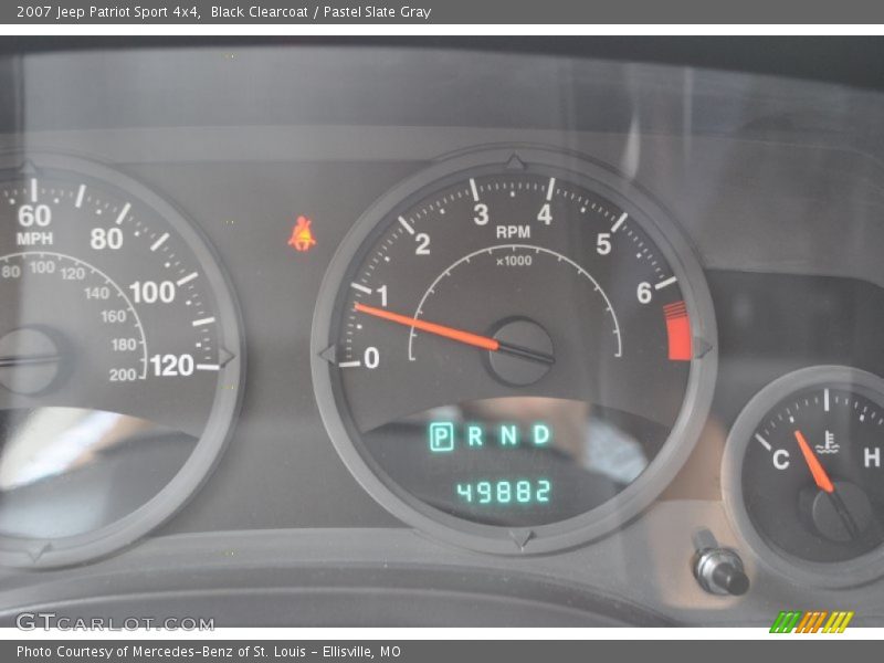 Black Clearcoat / Pastel Slate Gray 2007 Jeep Patriot Sport 4x4
