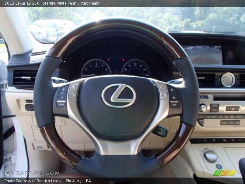Starfire White Pearl / Parchment 2013 Lexus ES 350