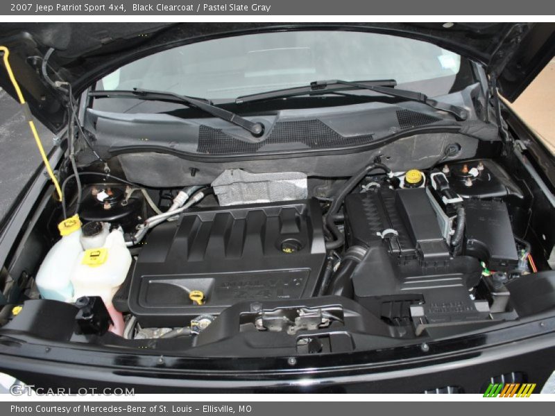 Black Clearcoat / Pastel Slate Gray 2007 Jeep Patriot Sport 4x4