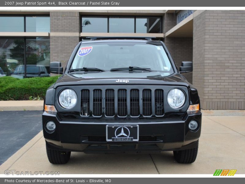 Black Clearcoat / Pastel Slate Gray 2007 Jeep Patriot Sport 4x4