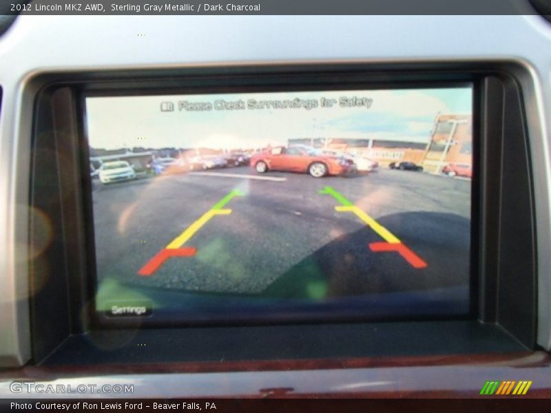 Sterling Gray Metallic / Dark Charcoal 2012 Lincoln MKZ AWD