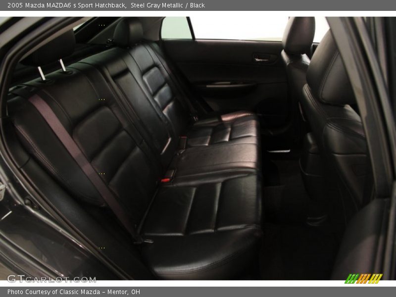 Steel Gray Metallic / Black 2005 Mazda MAZDA6 s Sport Hatchback
