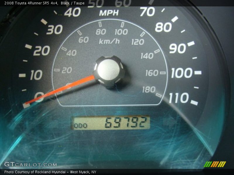 Black / Taupe 2008 Toyota 4Runner SR5 4x4