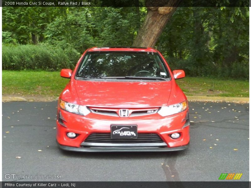 Rallye Red / Black 2008 Honda Civic Si Coupe