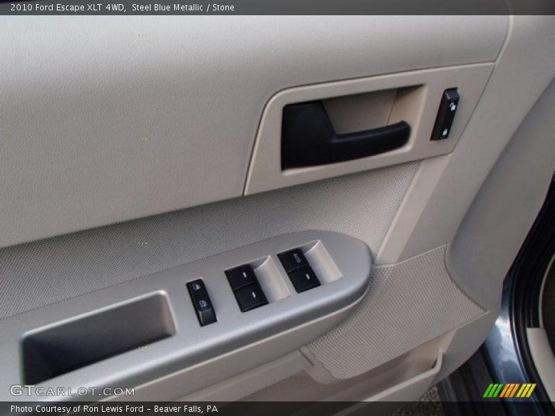 Steel Blue Metallic / Stone 2010 Ford Escape XLT 4WD