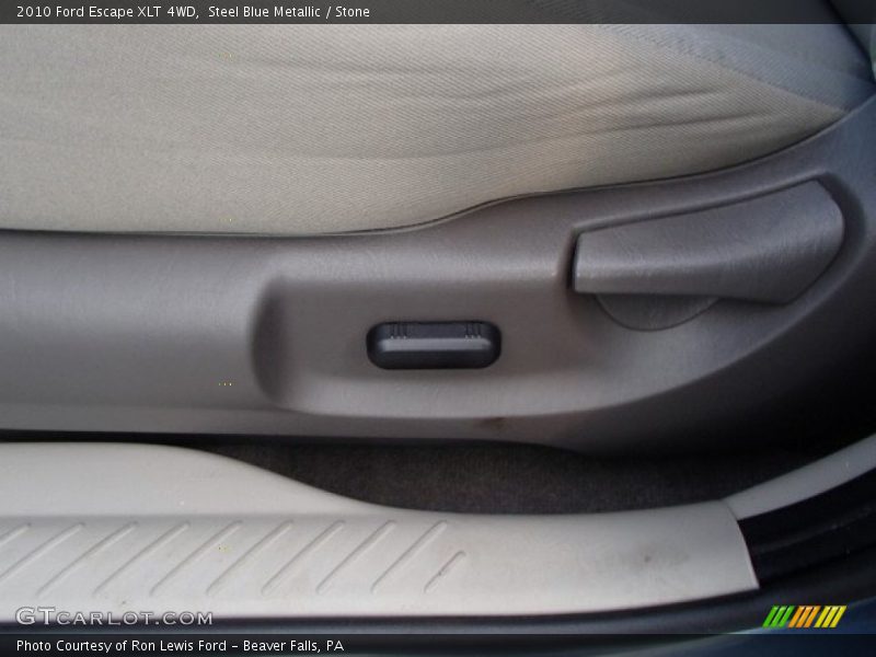 Steel Blue Metallic / Stone 2010 Ford Escape XLT 4WD