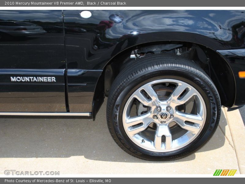 Black / Charcoal Black 2010 Mercury Mountaineer V8 Premier AWD