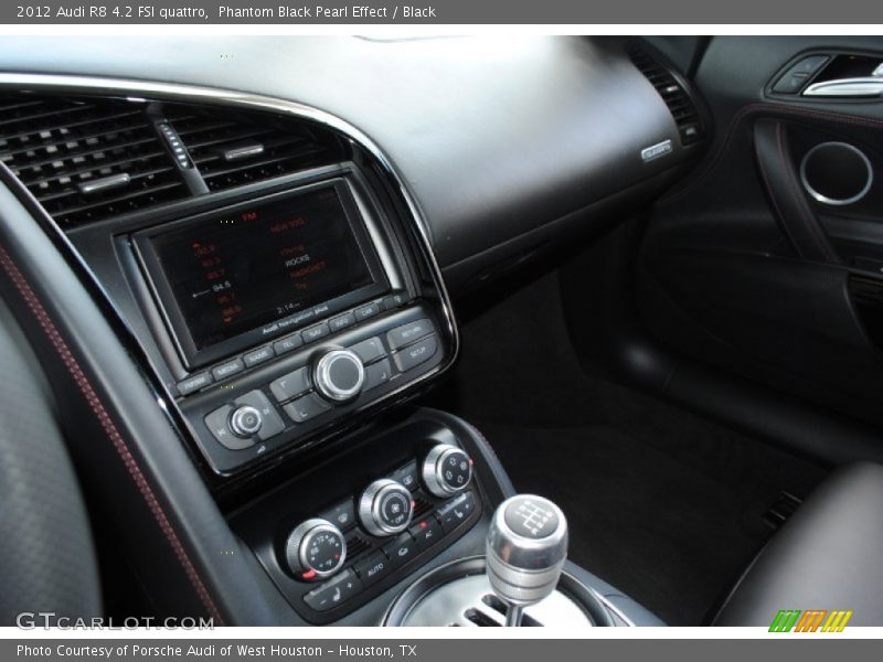 Controls of 2012 R8 4.2 FSI quattro