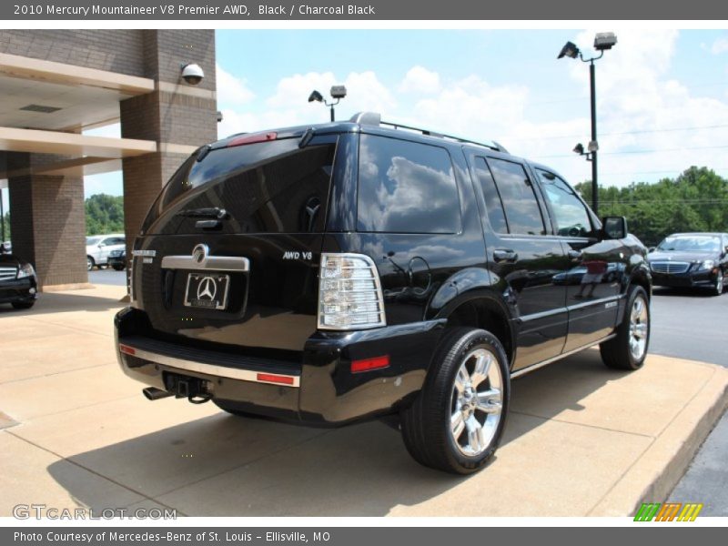 Black / Charcoal Black 2010 Mercury Mountaineer V8 Premier AWD