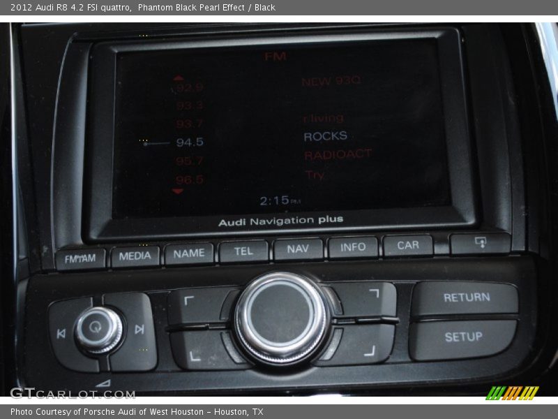 Controls of 2012 R8 4.2 FSI quattro
