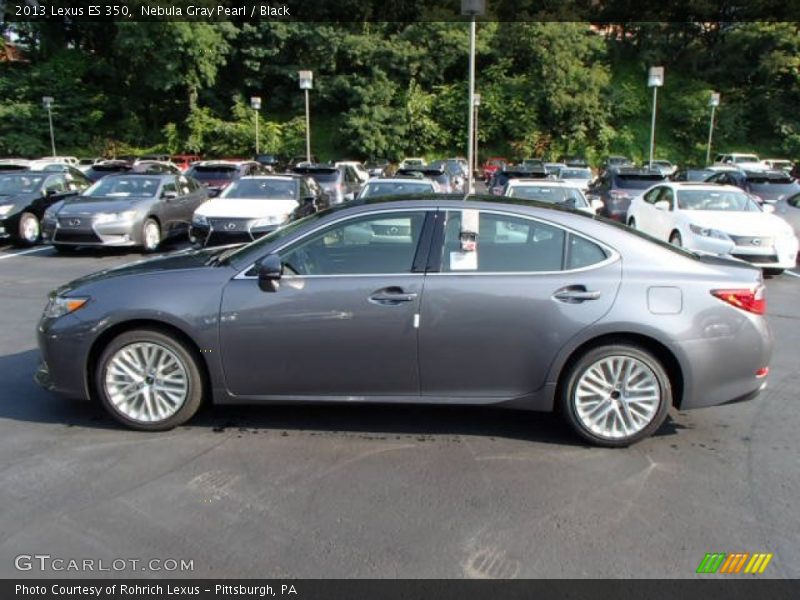 Nebula Gray Pearl / Black 2013 Lexus ES 350