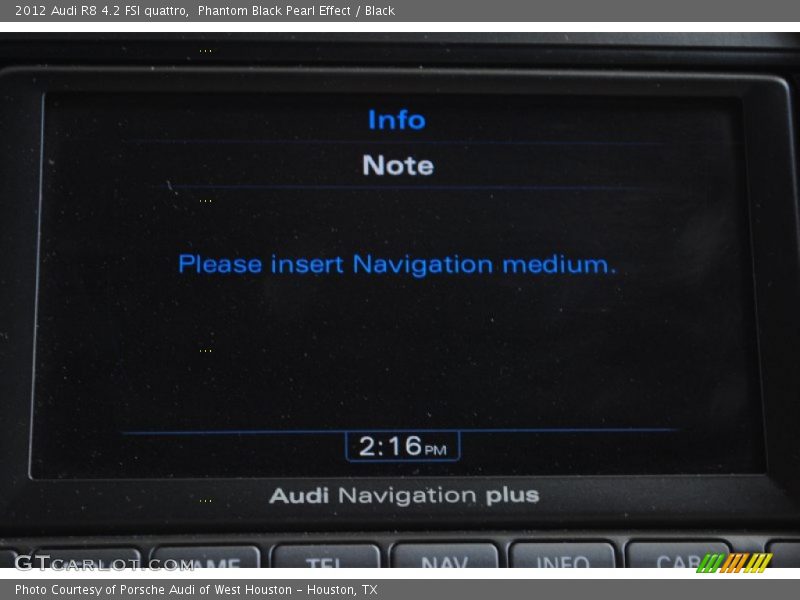 Phantom Black Pearl Effect / Black 2012 Audi R8 4.2 FSI quattro