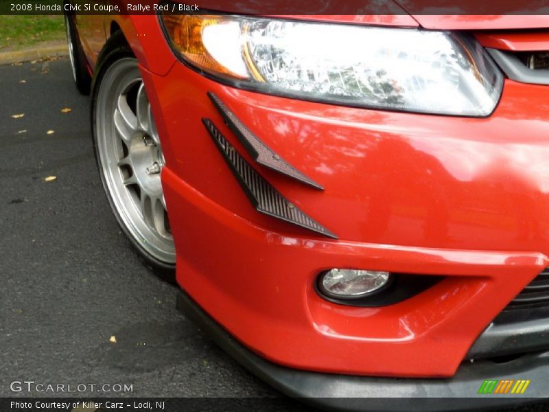 Rallye Red / Black 2008 Honda Civic Si Coupe