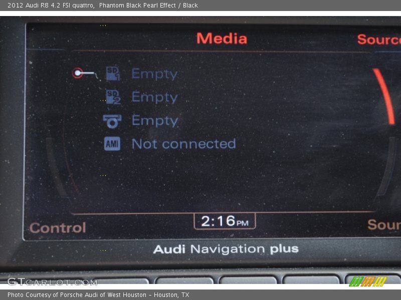 Phantom Black Pearl Effect / Black 2012 Audi R8 4.2 FSI quattro