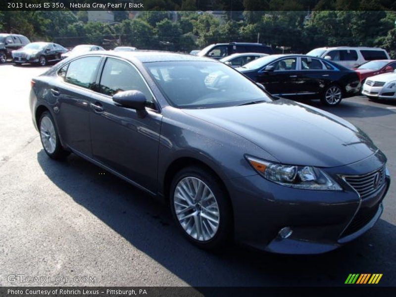Nebula Gray Pearl / Black 2013 Lexus ES 350