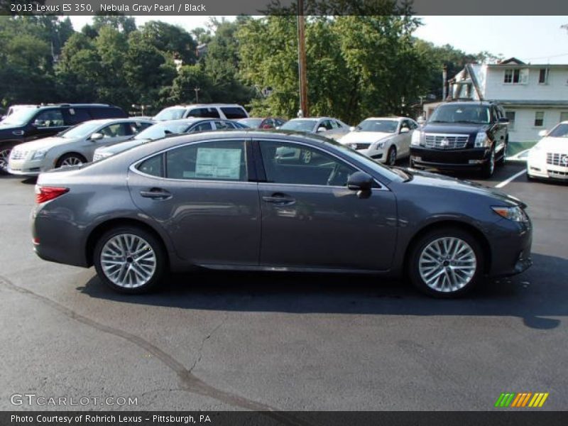 Nebula Gray Pearl / Black 2013 Lexus ES 350