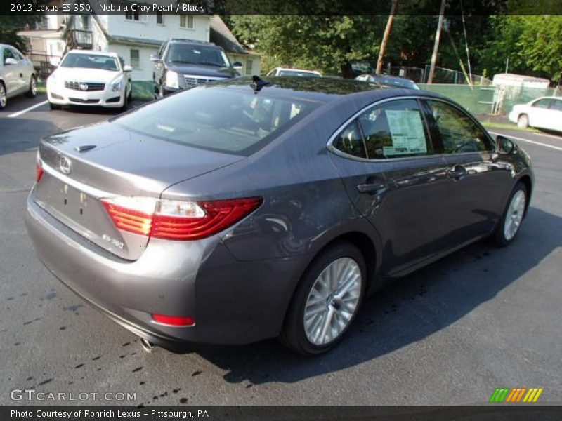 Nebula Gray Pearl / Black 2013 Lexus ES 350
