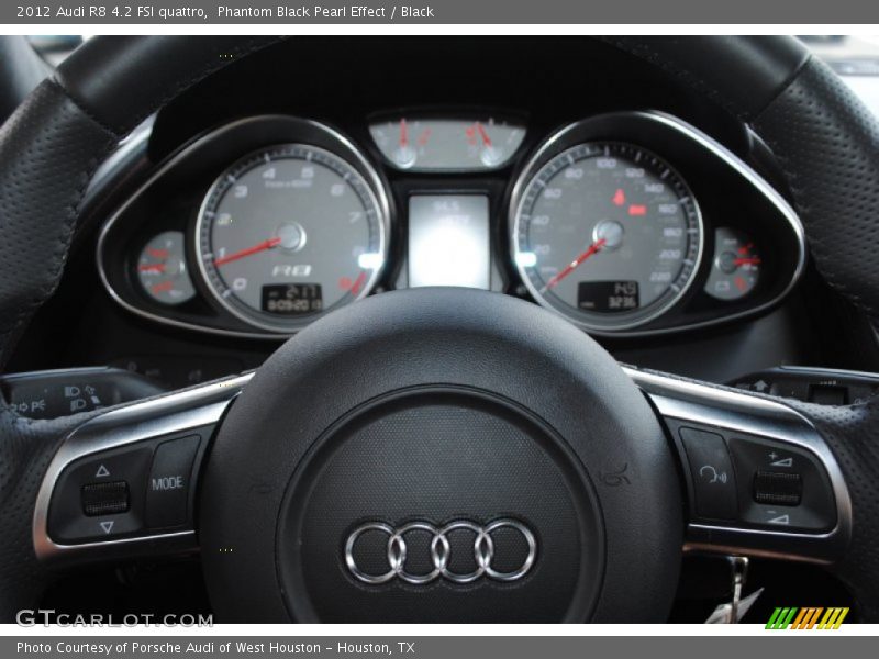 Phantom Black Pearl Effect / Black 2012 Audi R8 4.2 FSI quattro