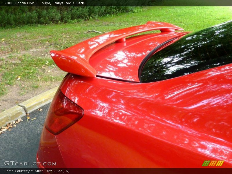 Rallye Red / Black 2008 Honda Civic Si Coupe