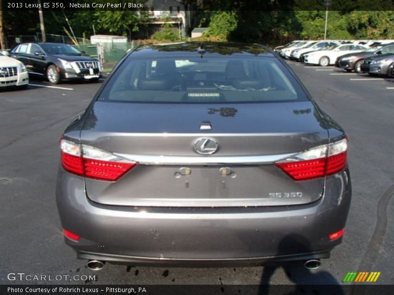 Nebula Gray Pearl / Black 2013 Lexus ES 350