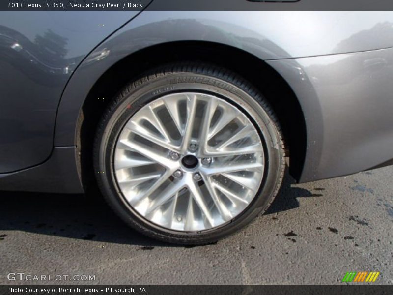 Nebula Gray Pearl / Black 2013 Lexus ES 350