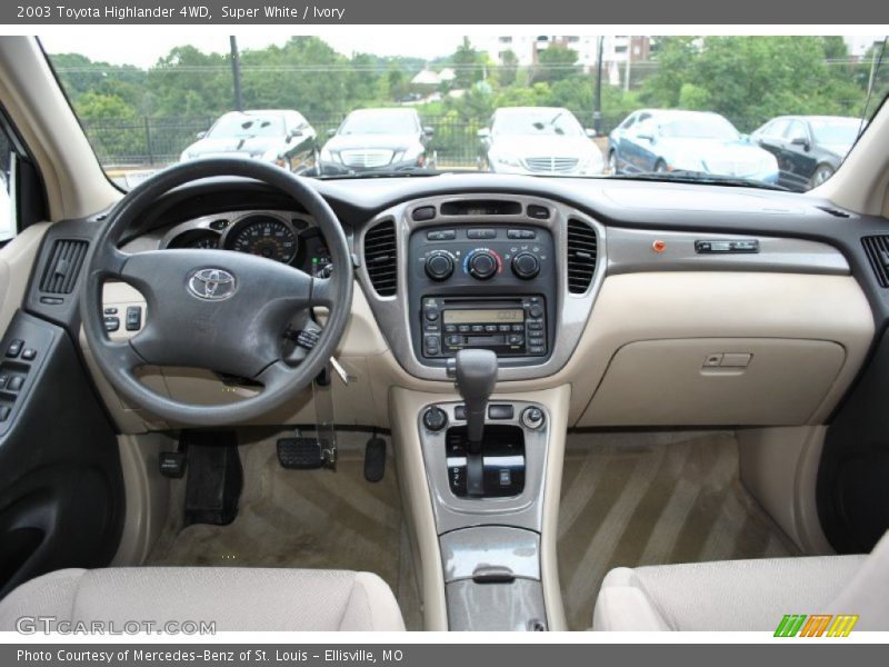 Super White / Ivory 2003 Toyota Highlander 4WD