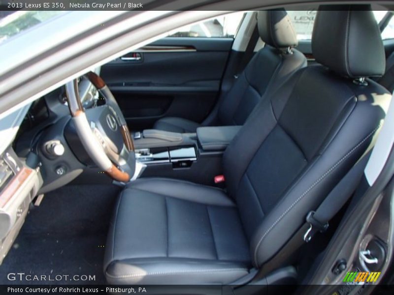 Nebula Gray Pearl / Black 2013 Lexus ES 350