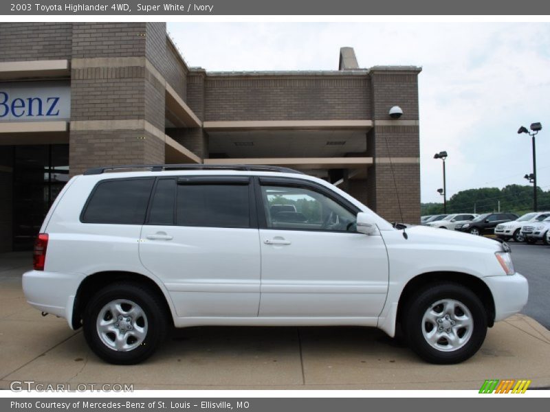 Super White / Ivory 2003 Toyota Highlander 4WD