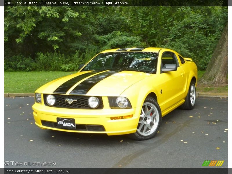 Screaming Yellow / Light Graphite 2006 Ford Mustang GT Deluxe Coupe