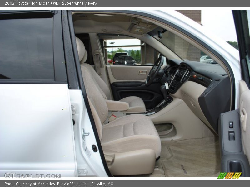 Super White / Ivory 2003 Toyota Highlander 4WD