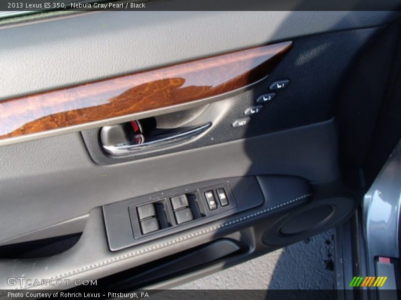 Nebula Gray Pearl / Black 2013 Lexus ES 350
