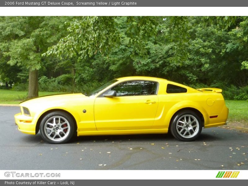 Screaming Yellow / Light Graphite 2006 Ford Mustang GT Deluxe Coupe