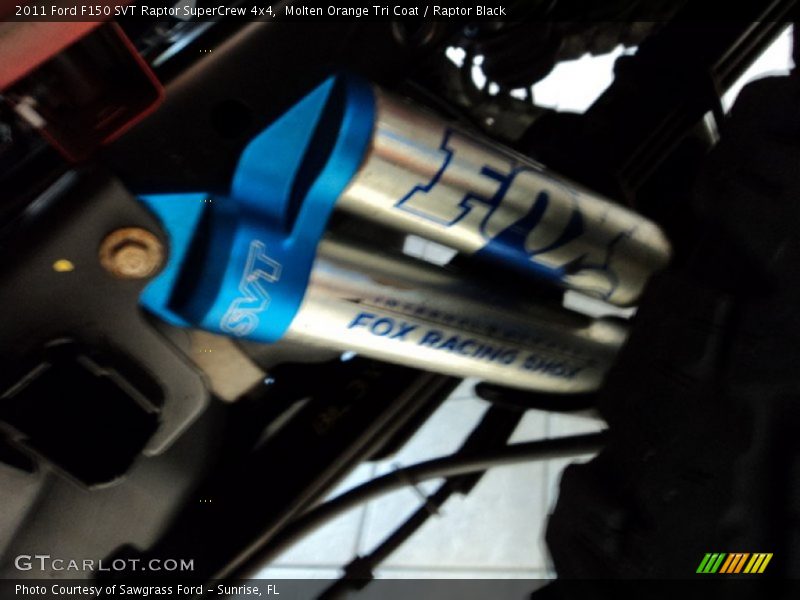 Molten Orange Tri Coat / Raptor Black 2011 Ford F150 SVT Raptor SuperCrew 4x4
