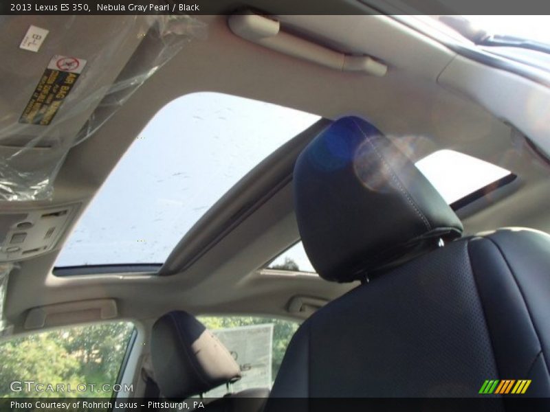 Nebula Gray Pearl / Black 2013 Lexus ES 350