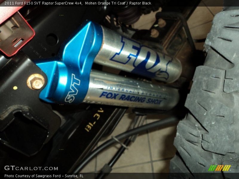 Molten Orange Tri Coat / Raptor Black 2011 Ford F150 SVT Raptor SuperCrew 4x4