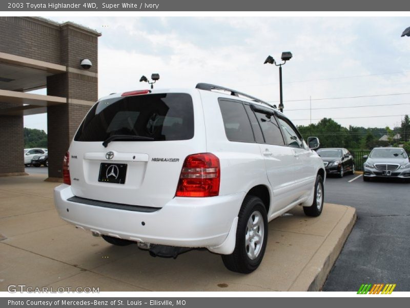 Super White / Ivory 2003 Toyota Highlander 4WD