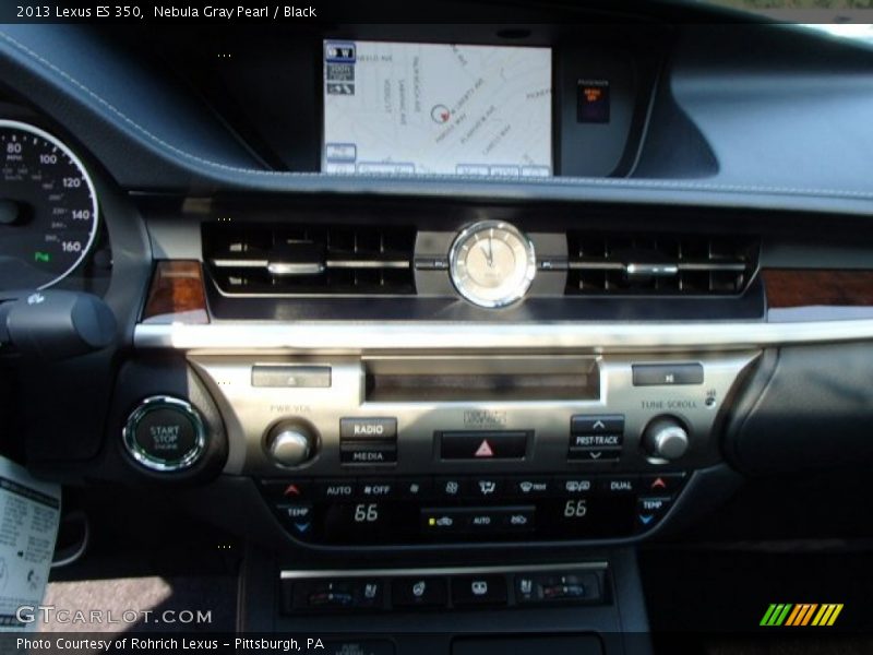 Nebula Gray Pearl / Black 2013 Lexus ES 350