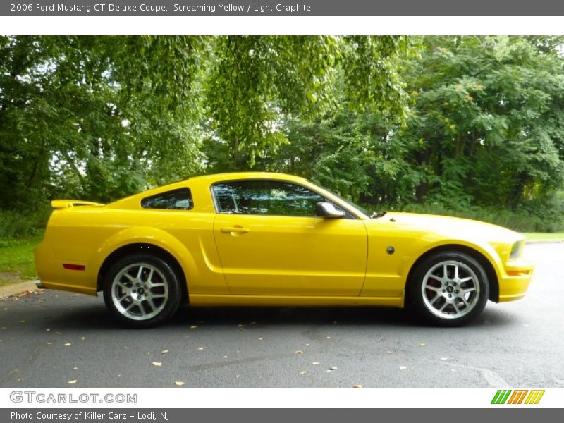 Screaming Yellow / Light Graphite 2006 Ford Mustang GT Deluxe Coupe