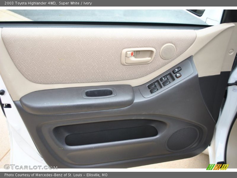 Super White / Ivory 2003 Toyota Highlander 4WD